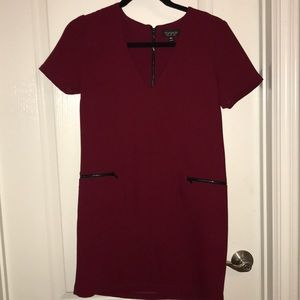 Topshop Red Dress